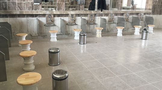 Neue Waschräume